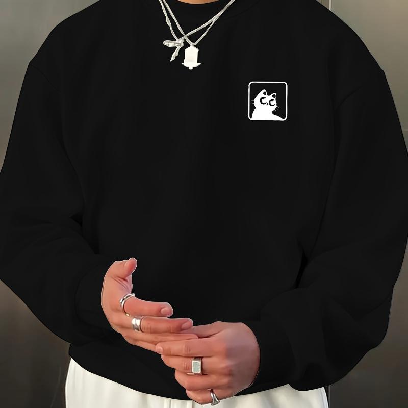 

Crew Neck Sweatshirt, Cotton-Merino Wool Mix, Cozy Work From Home S