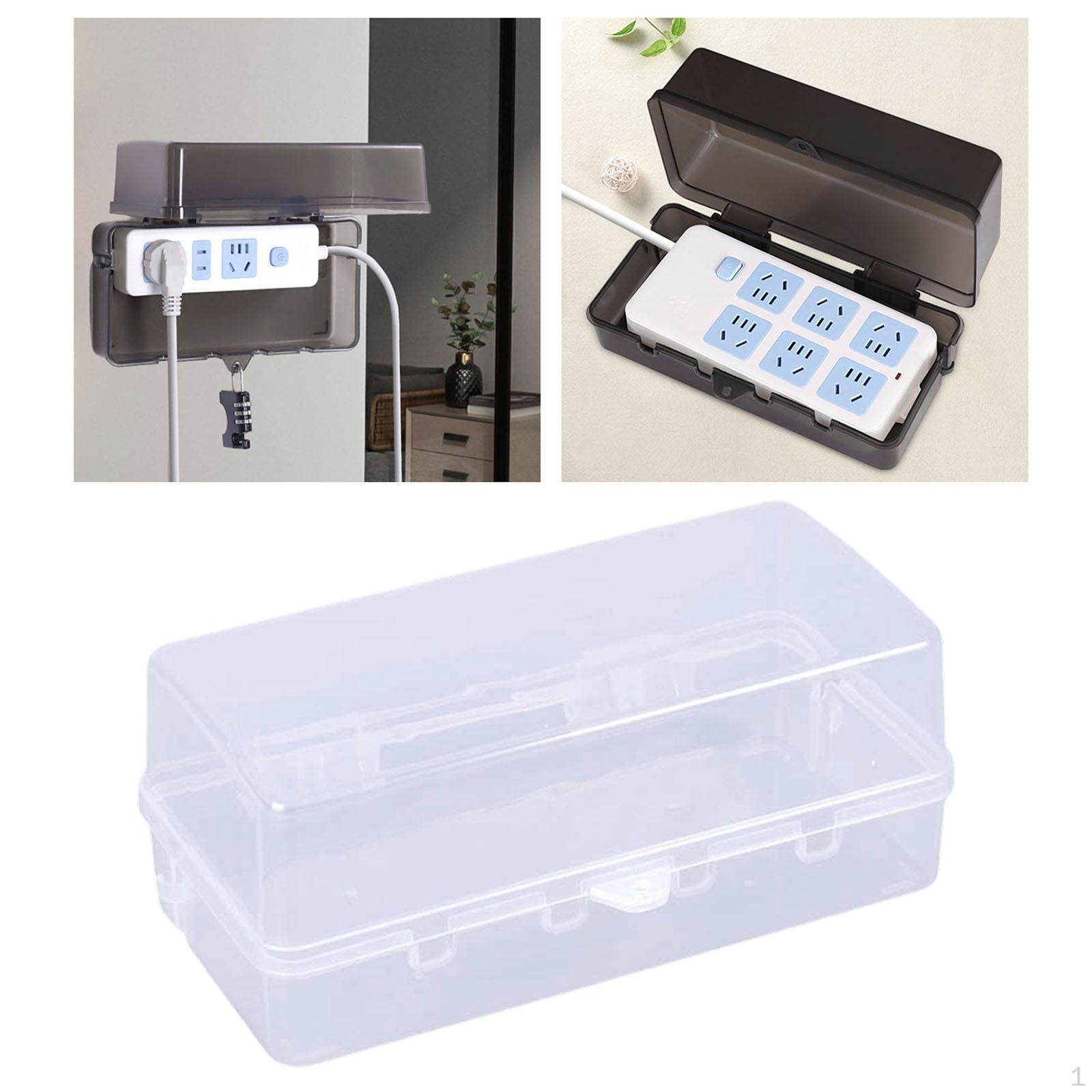 

Outdoor Electrical Box Connection Large Practical Rainproof Extension Cord Cover білий