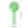 3 Gears Desktop Small Fan Portable Electric Fan Durable Mini Handheld Fan  Home Decor