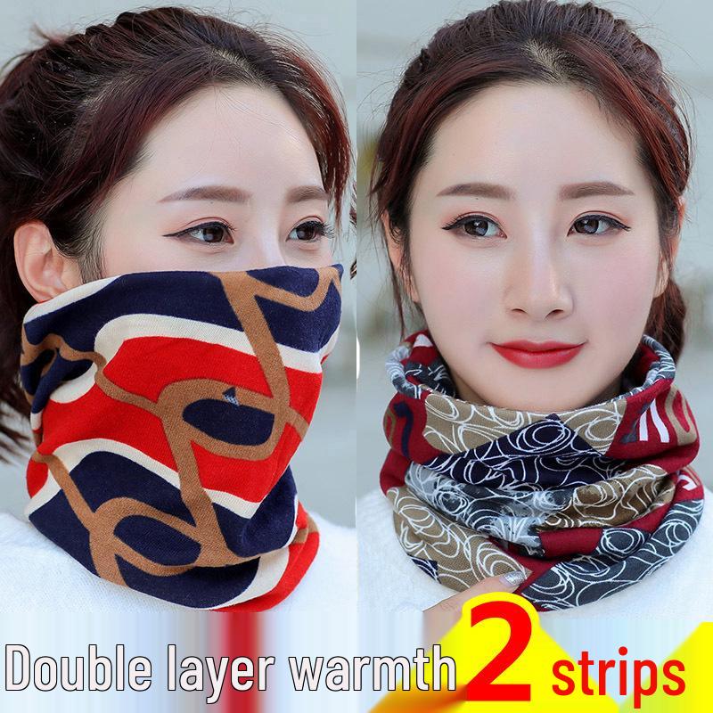 Men's Thermal Multifunctional Neck Gaiter: Windproof, Thickened Headscarf and Face Mask for Outdoor Cycling.