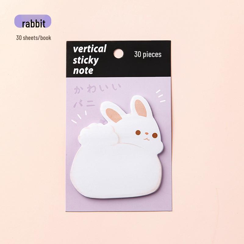Cartoon Alien & Cute Cat Sticky Notes - Reusable Student Memo Stickers for Office