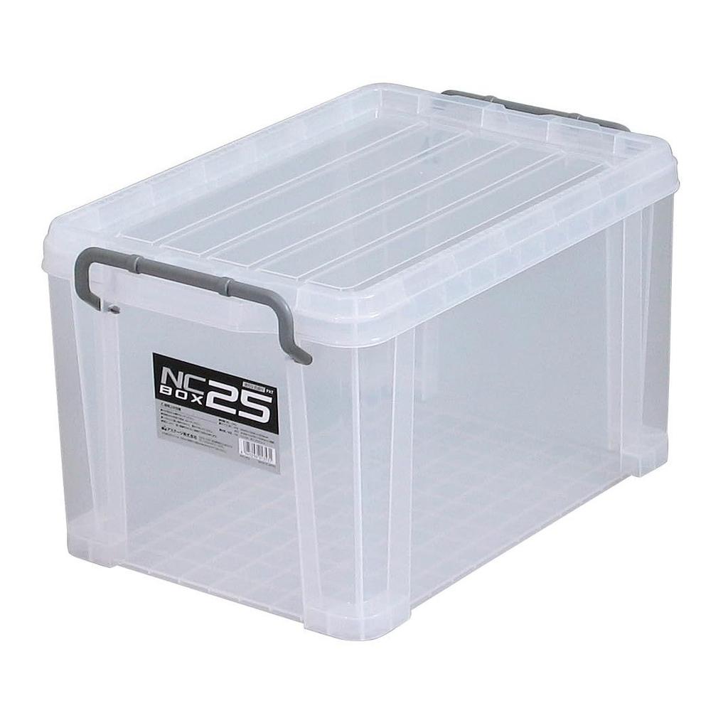 JEJ Astage Storage Box NC #25 Width 29.5Depth 44.3Height 26cm Made Japan Toolbox Stackable Disaster Preparedness Supplies Toy