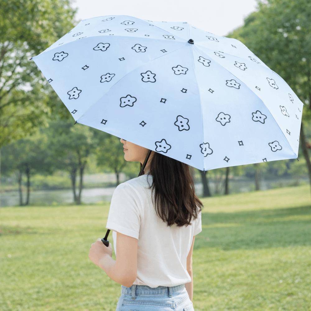 Windproof Portable Folding Umbrella Fully Automatic Dual Use Umbrella Beach