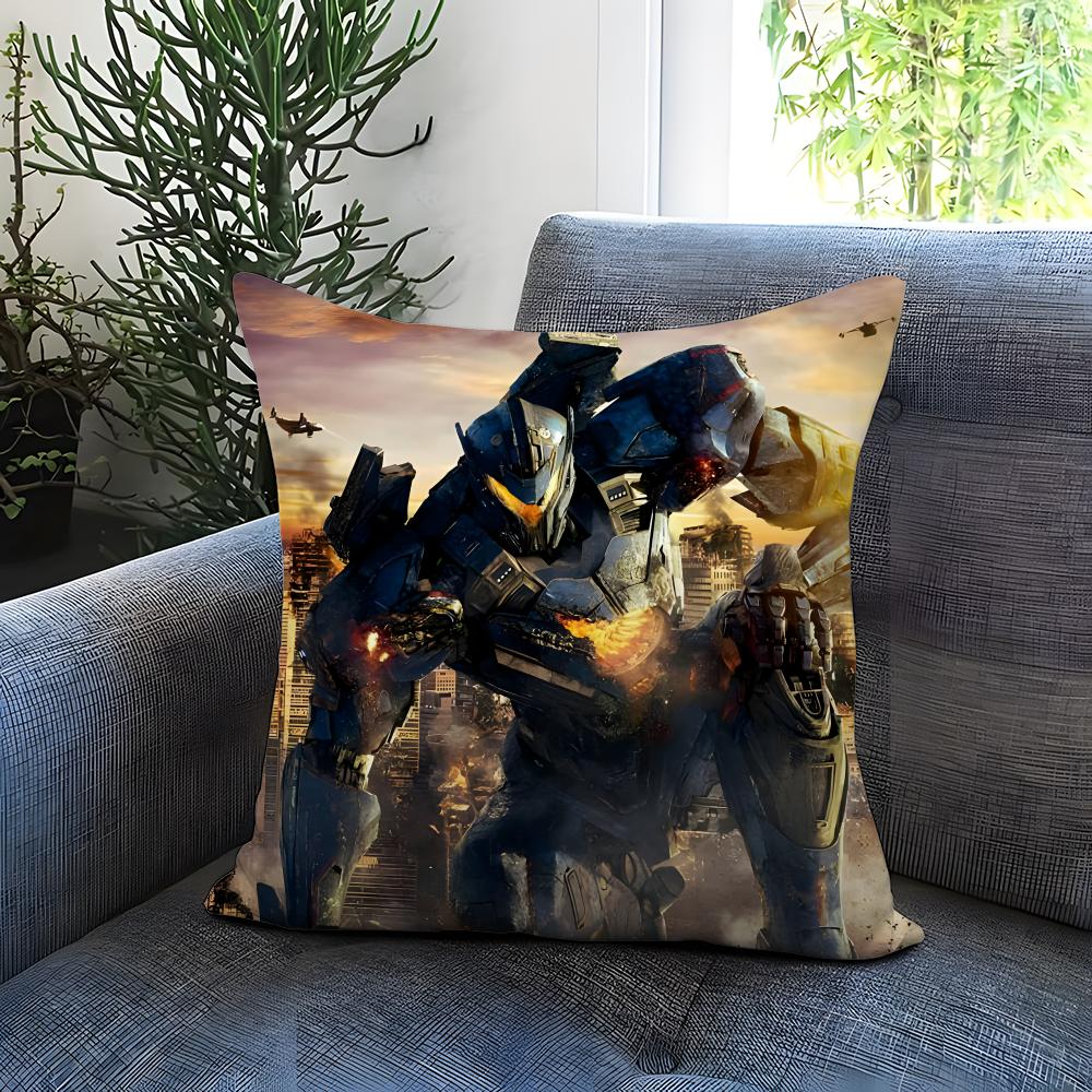 Trendy PPacific Riming Cushion Cover Comfortable Reversible Pillow Cover Ideal for Car Sofa Bedroom Beyond