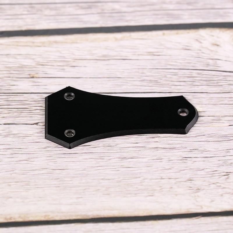 Plastic Construction 3 Mounting Hole Guitar Trusses Rod Protectors Single Layer Bullnose Styles Guitar Trusses Rod Cover