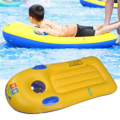 Inflatable Surfboard with Handle Good Buoyancy Strong Load-bearing Water Entertainment Swimming Pool Floating Toy Sports Supplies