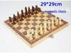 Solid Wood Foldable Double Queen Chess Set for Adults & Children
