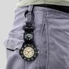 with Compass Compass Watch Black Carabiner Watch Unisex Pocket Watch  Outdoor Sports