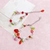 Sweet Flower Bracelet for Women Fashion Bowknot Pearl Beaded Bracelets Jewelry