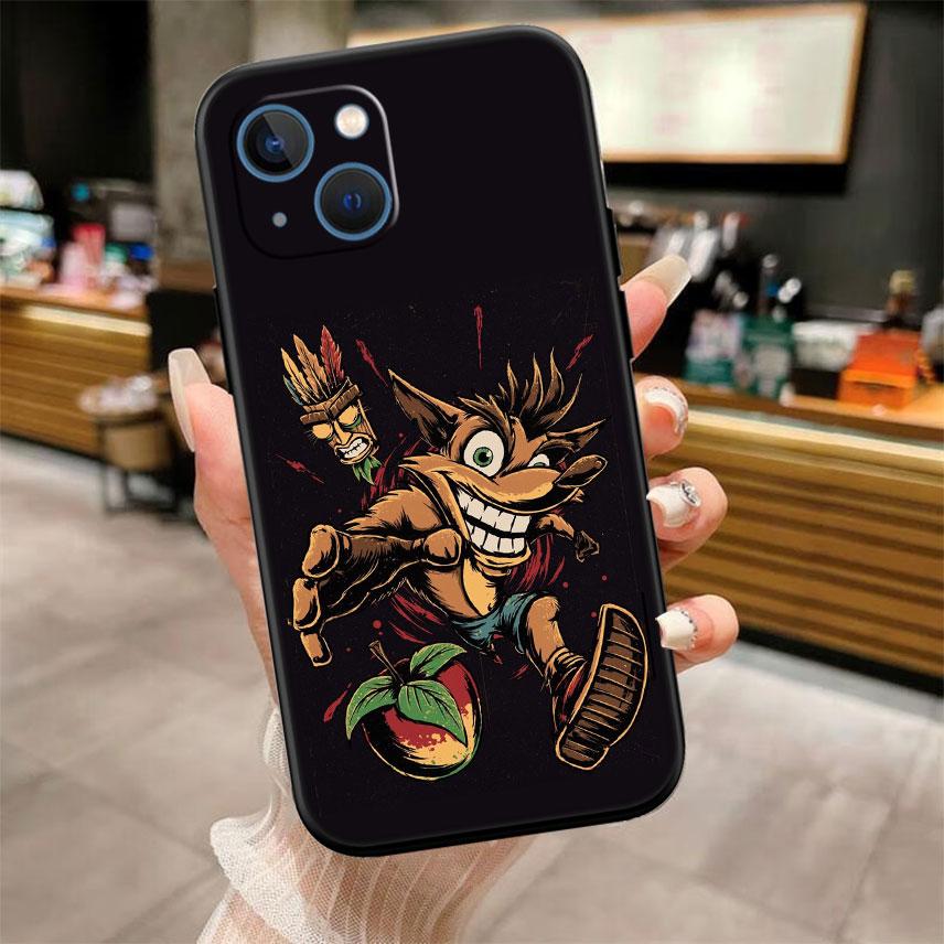 IK18 C-Crash B-Bandicoot New High-End Shell Phone Case for OPPO A3 Pro A72 A74 A76 A77 A77S A78 A79 A94 A95 A18 A40M A58