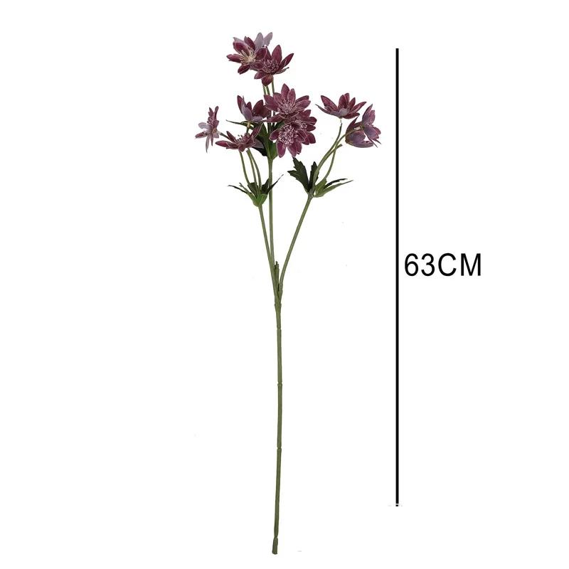 5Pc/lot Artificial Moisturizing Dandelion Real Touch Lotus Flowers for Wedding Decor Bridal Bouquet Home Decoration Party Floral