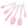 6-Piece Silicone Spatula & Brush Set for Barbecue & Baking