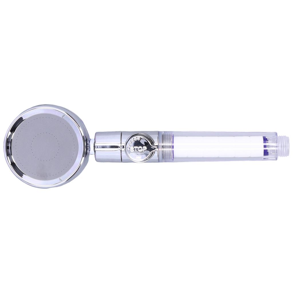 G1/2 High Pressure Fan Shower Head with Pause Switch 360 Degree Rotation Handheld Filter Detachable
