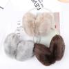 1pc Novelty Pearl Winter Earmuffs Women Fur Earmuff Ear Warmers Girls Imitation Rabbit Plush Warm Ear Muff Ear Hair Accessories