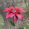 Metal Blomsterhavepæl Vejrbestandig Udendørs Have Græsplæne Terrasse Sti Realistisk Jern Blomsterpæl Dekoration Ornament