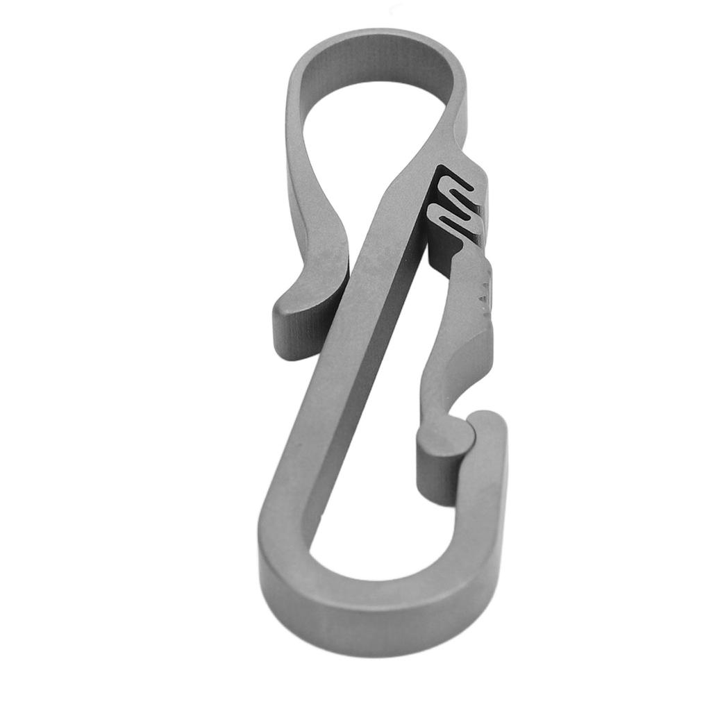 Tytanowy karabińczyk klips do kluczy karabińczyk z szybkim uwalnianiem brelok organizer dla mężczyzn i