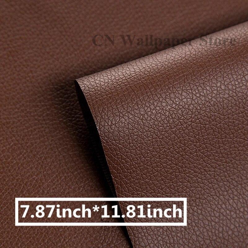 

Ремонтные патчи, самоклеящиеся кожаные наклейки из искусственной кожи для кожаной одежды, дивана, автомобильных сидений, мебели, сумок, ремонт липких 20X30cm коричневый