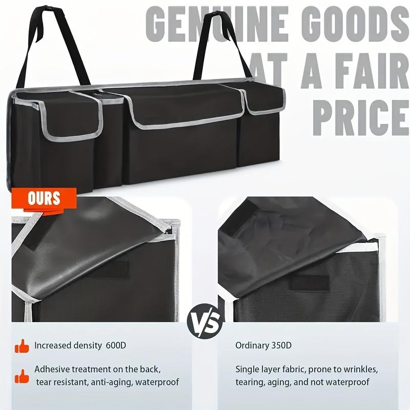 Rear Trunk Storage Box Hanging Car Storage Box, Foldable Luggage Storage, Multifunctional Car Storage