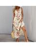 2026 Summer European & American Women's Sleeveless Long Dress - Printed, Cross-Border Design