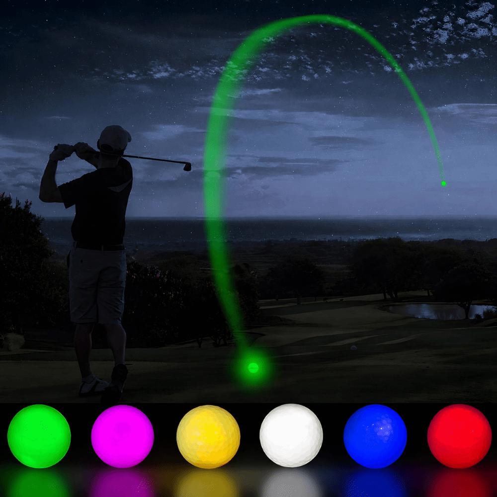 40 Hours Battery Life Night Golf Balls Resettable Time Light Up Golf Balls  Golfer Gift