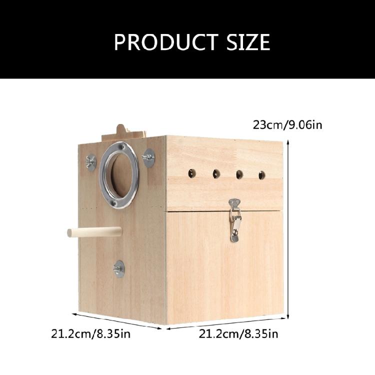 Parrots Budgies Nest Cage Shelter Stand Nest Cage Hideouts for Pet Shops