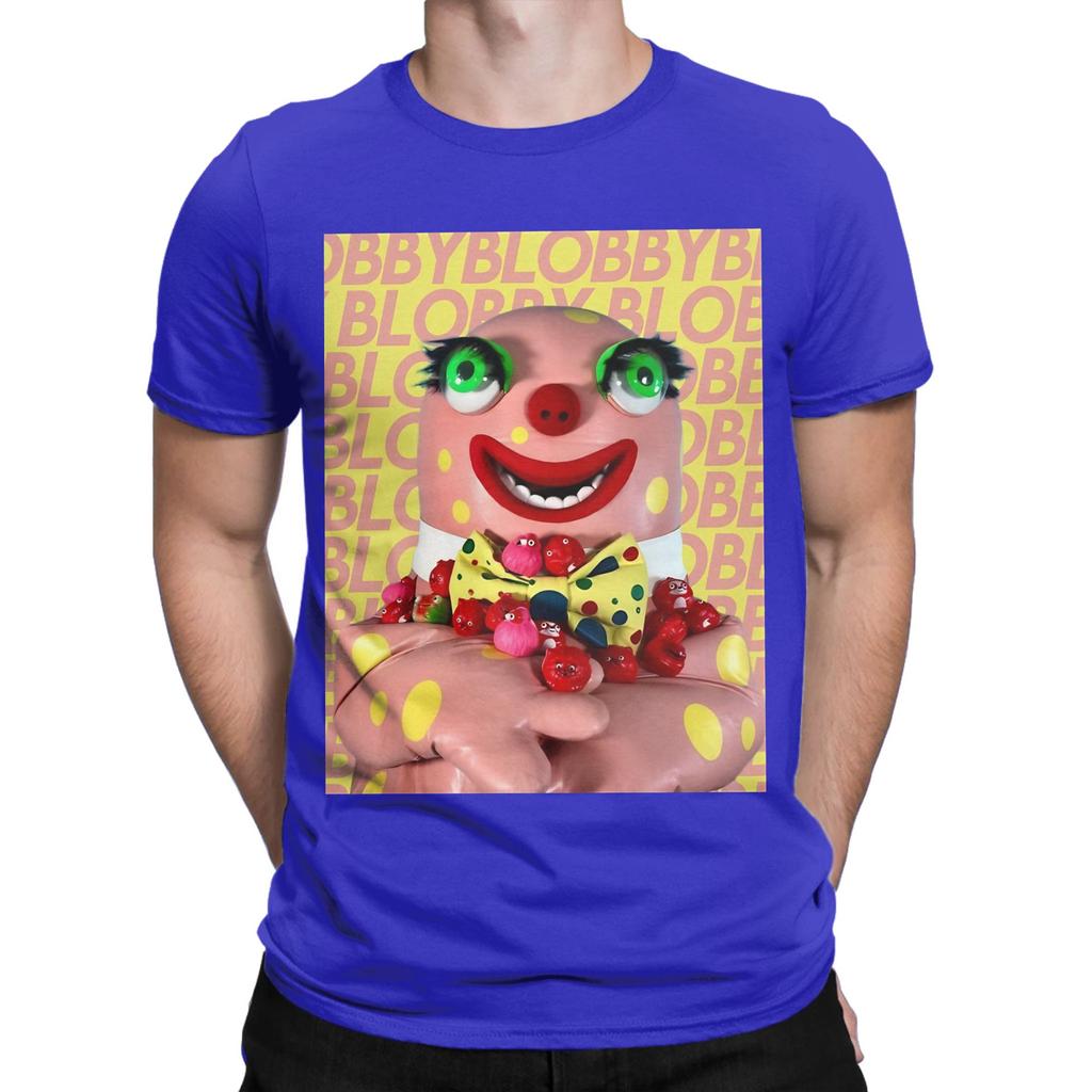 Blobby Funny Graphic 100 Cotton Tshirt Mr Blobby Tees Tops For Unisex