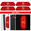 Night Reflective Car Door Sticker Safety Warning Reflector Tape Decal Accessories For Benz AMG VIANO GLB GLC GLE GLK W108 W124 BW0