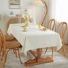 White Rectangular  Tablecloths Washablecoffee Table Living Room Table Decoration And Accessoriestable Covers