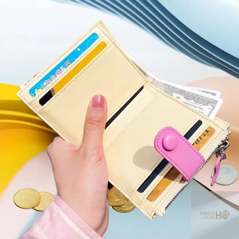Chic Pu Leather Wallet With Cartoon Dachshund Embroidery, Coin Pouch, Ins-Style Card Bag, Small Money Pouch, Ideal Gift