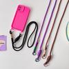 Adjustable 6MM Crossbody Phone Lanyard Clip with Anti-Lost Feature