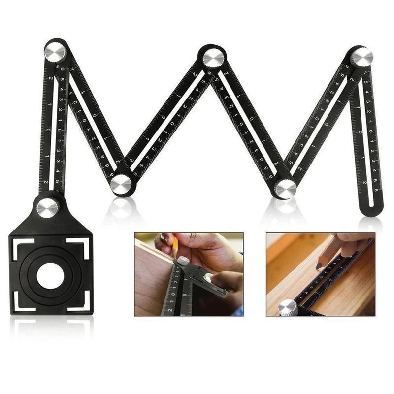 Universal Ceramic Tile Perforation 6-side Measuring Positioner