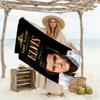 Elvis Presley Customizable Name Beach Towel Super Soft Absorbent Ideal for Travel Outdoor Swim Pool Yoga Surf Camping Hiking Gym Gift Holiday