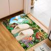 1PC Custom Name Dinosaur Adventure World Theme Floor Mat Ideal for Living Room, Game Rooms, Office, Bedroom,Floor Mat Playful Design