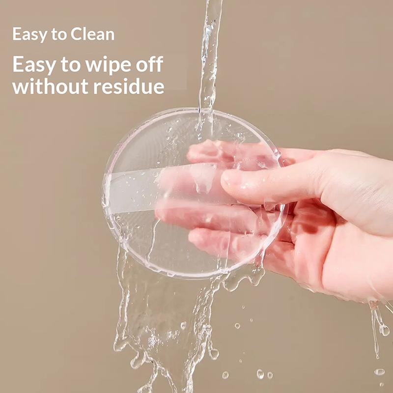  Burete Puf de Pudră din Gel Siliconic Moale Pentru Loțiune Corporală Fond de Ten Transparent Nu Mănâncă Pudră Instrumente Aplicator Puf