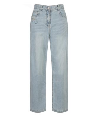 MAREMONTE Back Elastic Washed Denim Pants_M245Mdn35P0