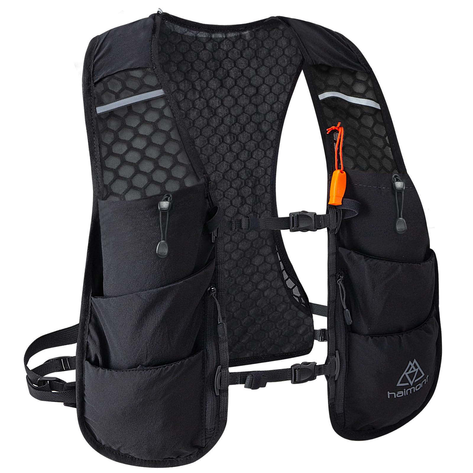 

Hytration Running Large 10 Trail Running Training Water Mountain Reflective No Black [Haimont] Bag, Backpack, Lightweight, Capacity, 5L, Pockets, чорний