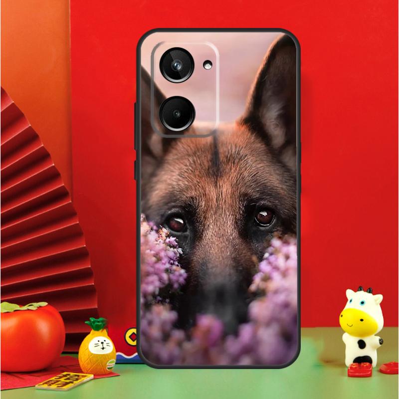 German Shepherd Dog For Realme 15 Pro GT7 GT6 10 11 12 13 14 Pro Plus C65 C67 C63 C61 C55 C51 C53 C35 C75 Case