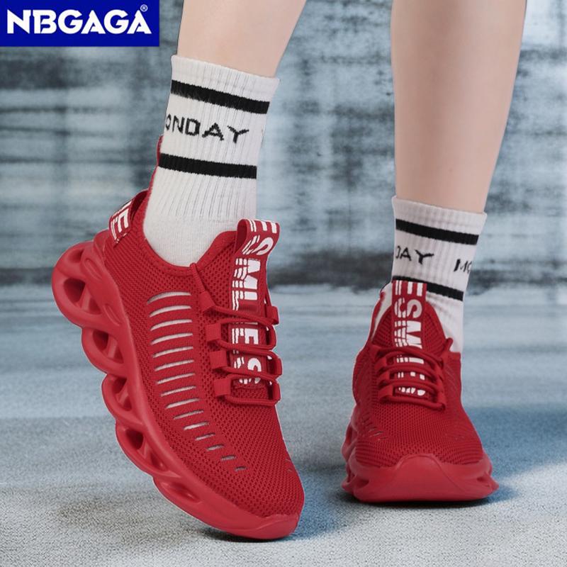 Fashion Black Sport Kids Boys Sports Running Shoes Breathable Tennis Children Girls Casual Trainning Sneaker Size 28-39