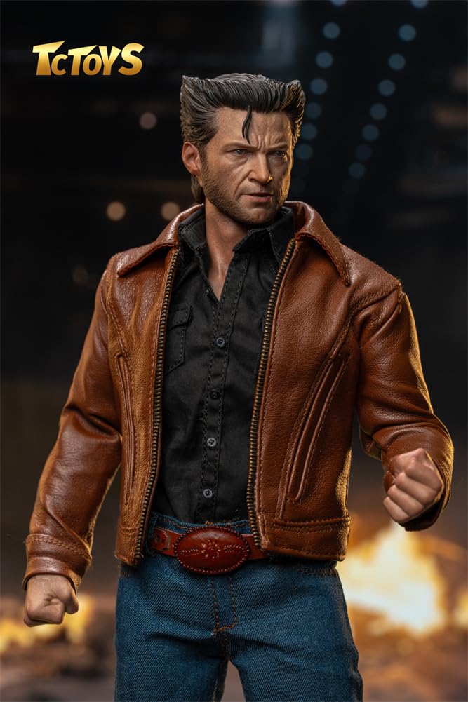 1:6 Kongo Wolf Logan Männlich 12-Zoll Action-Puppe Körper Spielzeug Kopf Hände Handtuch