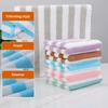 Quick-drying Face Wash Coral Fleece Towel Cationic Striped Warp Knitted Thickened Life Household Children's Bath Absorbent Bath Towel