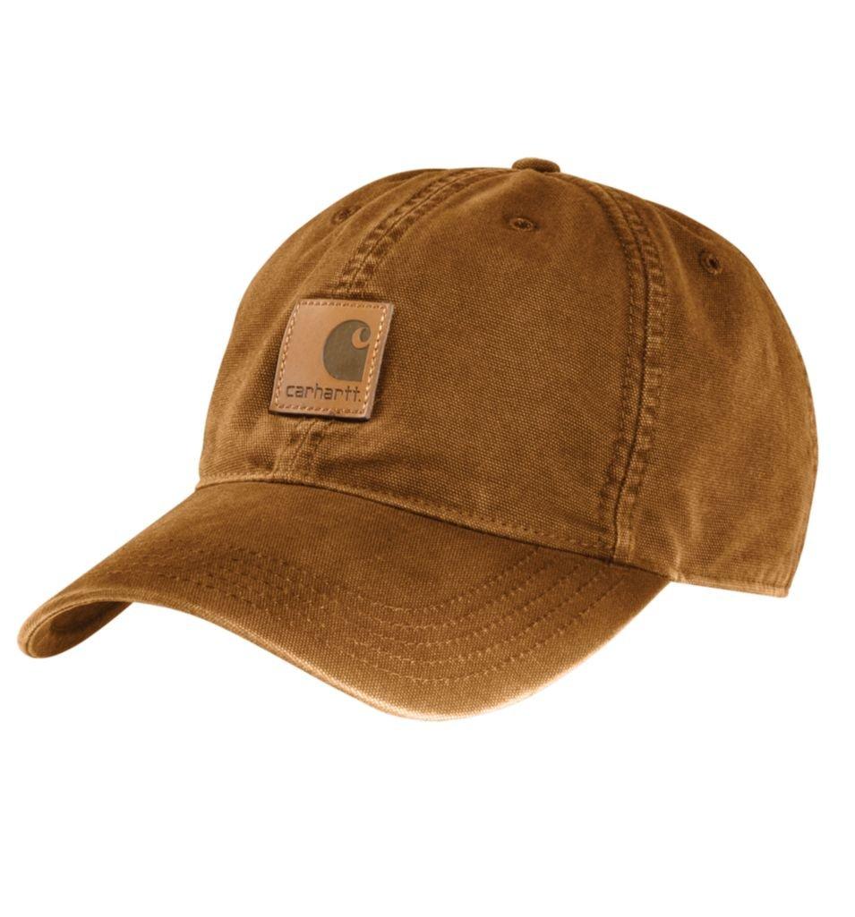 Кепка Carhartt из канваса, один размер, мужская, коричневая,
