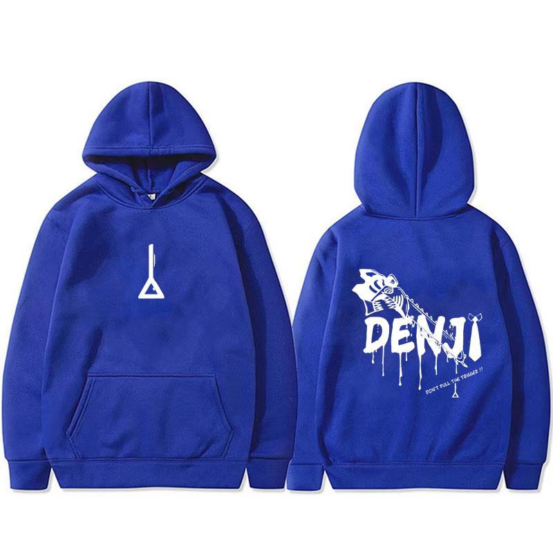 Anime Chainsaw Man Hoodie Kawaii Denji Pochita Funny Print Tracksuit Men Women Cosplay Oversized Hoodies Male Fashion Pullover