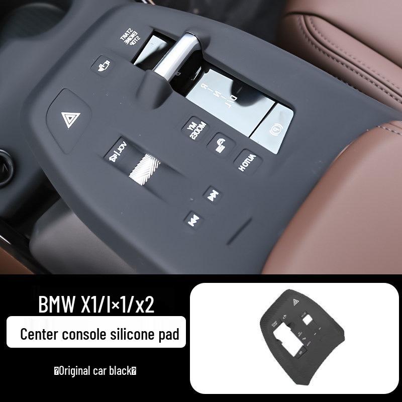 BMW New X1 25 Model Silicone Center Console & Gear Shift Protective Cover Dashboard Pad