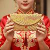Traditional Spring Festival Red Envelope Embroidered Polyester Lucky Money Packet Tassel Thickened Wedding Hongbao