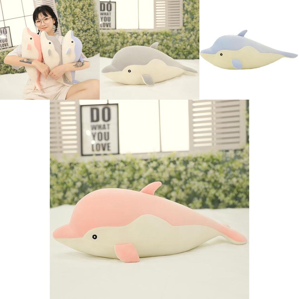Adorable Dolphin Plush Toy Soft And Fluffy Ocean Animal For Kids And Adults