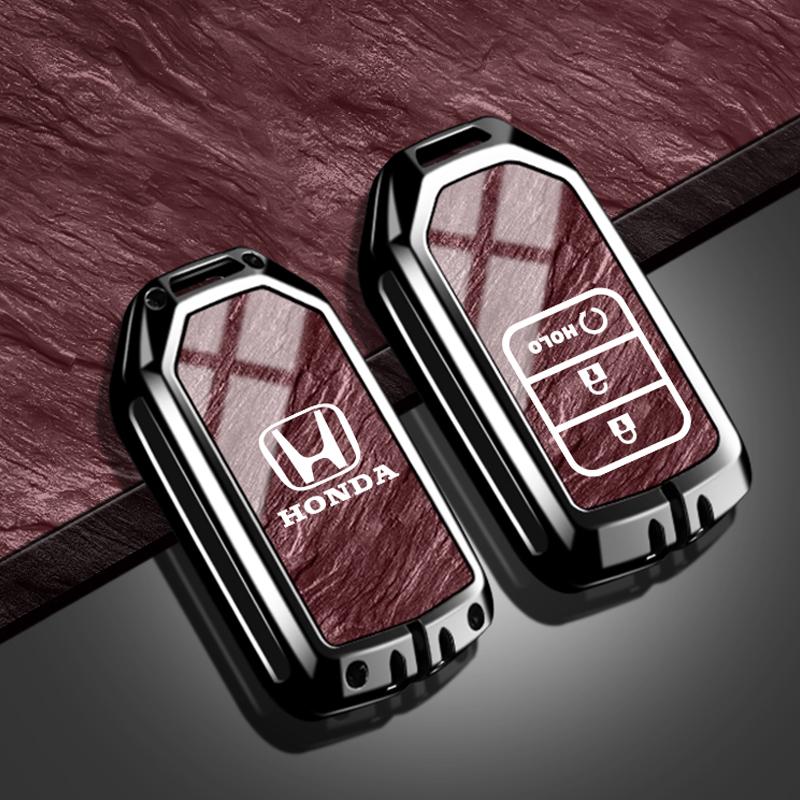 Car Accessories For Honda CR-V 6th 2023 2024 2025 CRV TPU Plastic Auto Key Case Cover Holder Zinc Alloy Protector Keychain Shell