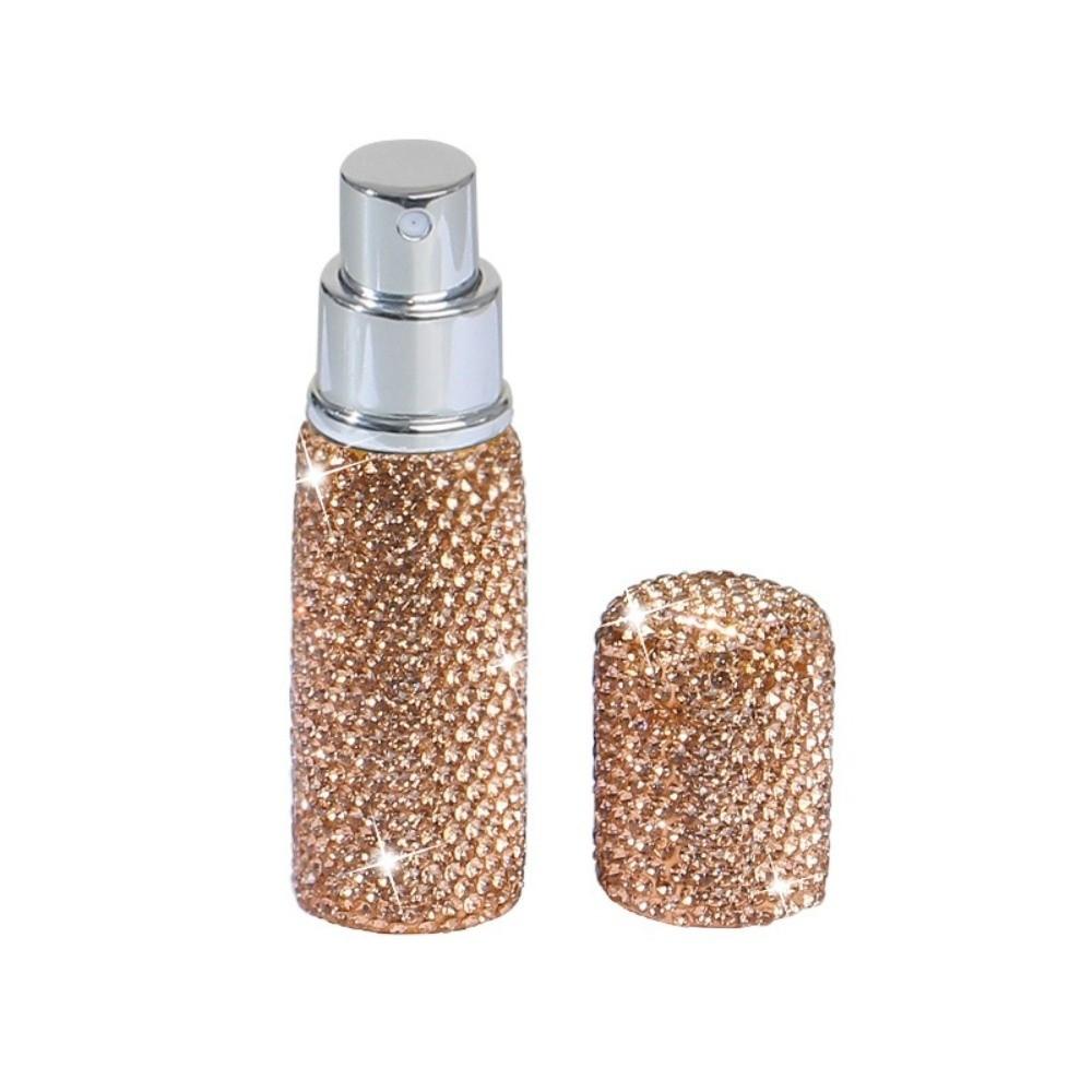 New 10ml Perfume Bottle Full Rhinestone Portable Refillable Bottles Empty Glass Storage Container Makeup Tool