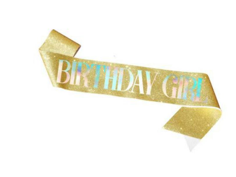 European and American Birthday Crown Headband Hairpin - "Happy Birthday"