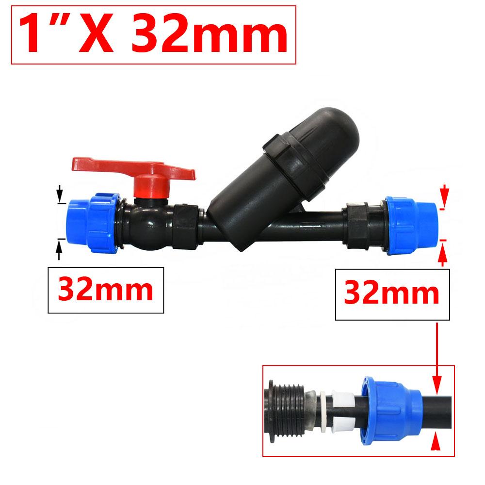 1/2 3/4 1 1.2 1.5 2 Inch Thread Tube Filter 80 120 200 Mesh Filter Joint Garden Hose Connector Aquarium Pump Metal Net Str
