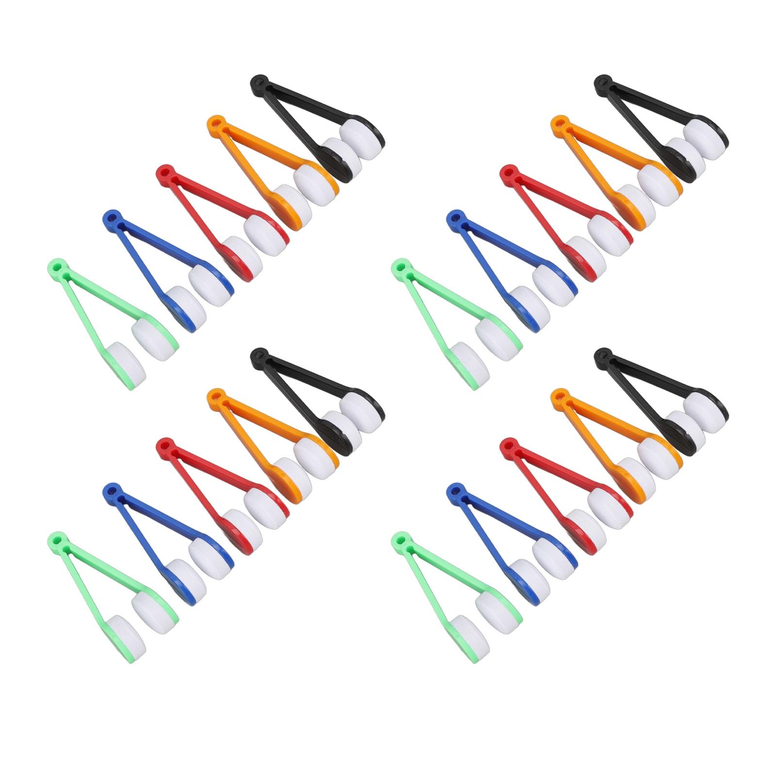 

20 шт. Щеточка для очков Мини Мягкая Чистящая Щетка Для Очков Портативный Микрофибровый Инструмент Для Чистки Очков